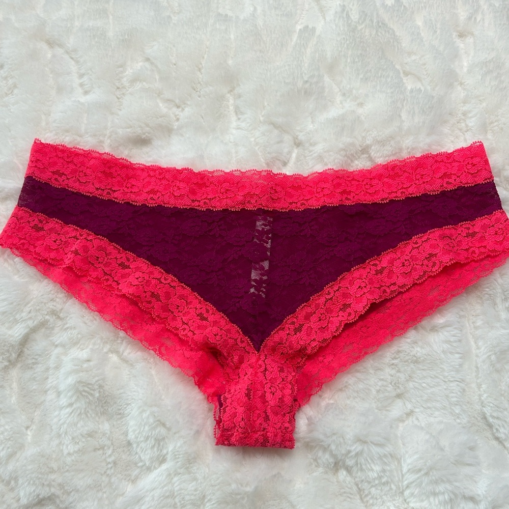 2013 Vintage Pink Victoria’s Secret Extra Low Rise Cheekster Panty L